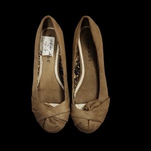 Rampage beige tan flats